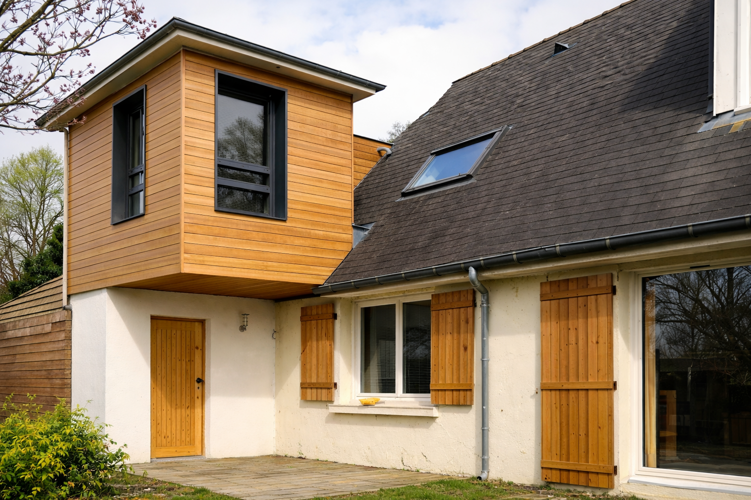 Surélévation Maison sur Garage