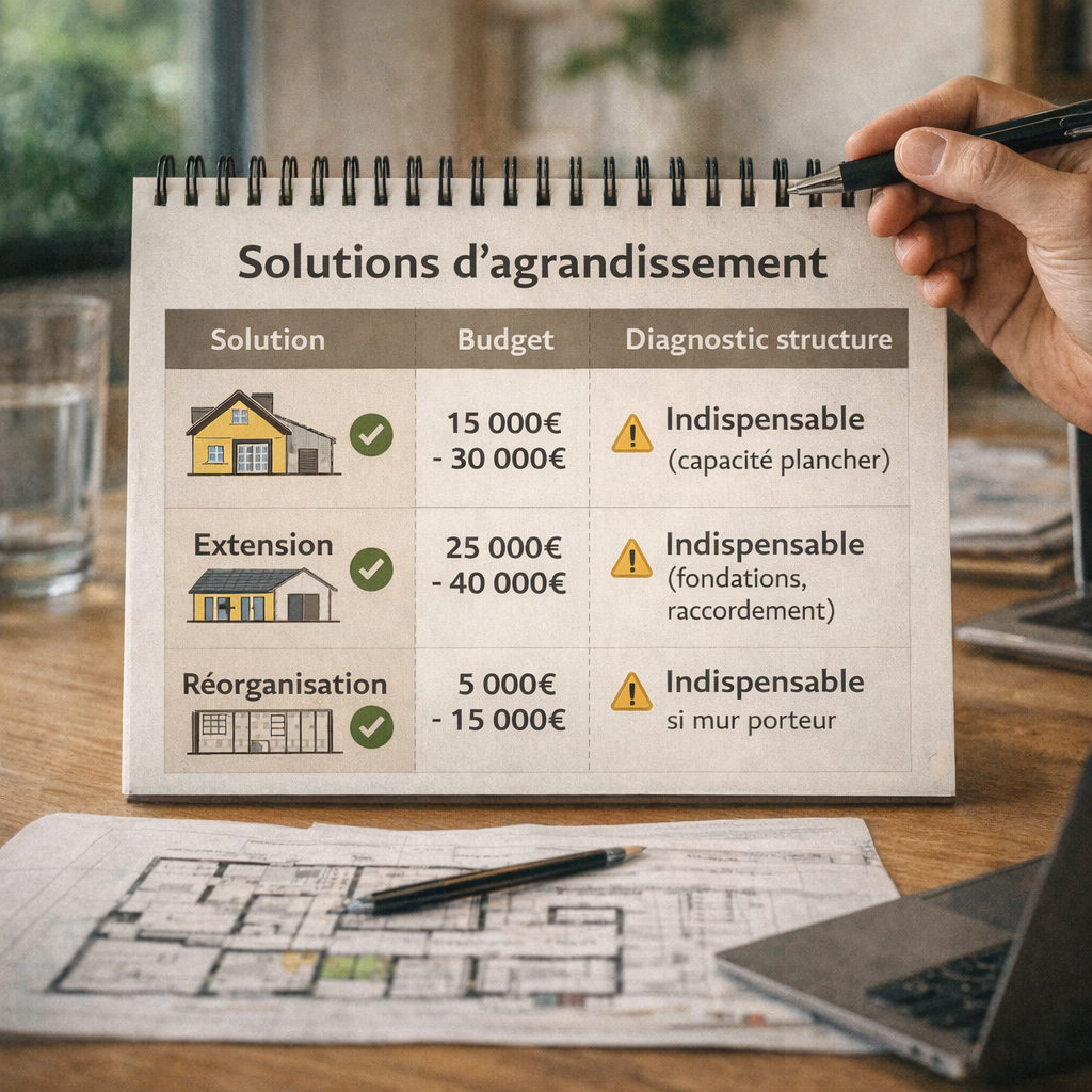 Solutions pour agrandir sa maison